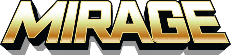 Le logo de l'univers Mirage de chez Clark Powell