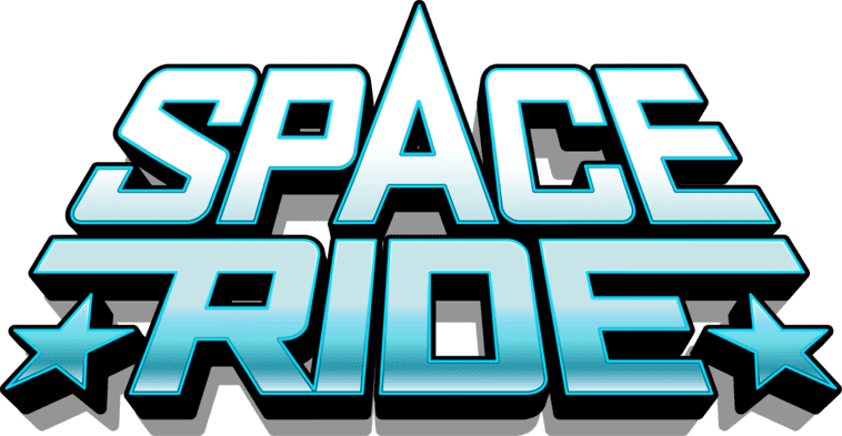 Le logo de l'univers Space Ride de chez Clark Powell